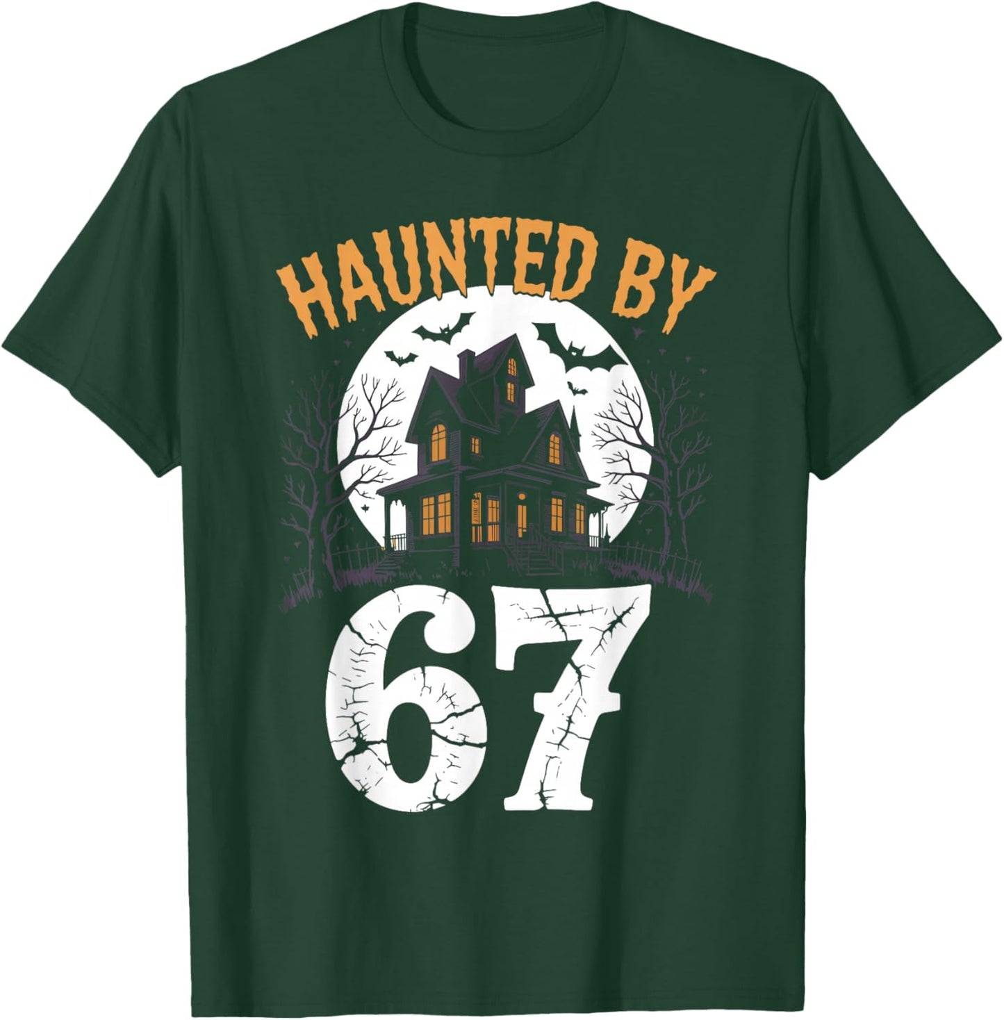 67 Meme Halloween Costume Brainrot Haunted 6 7 Six Seven T-Shirt - T-Shirt | Forest