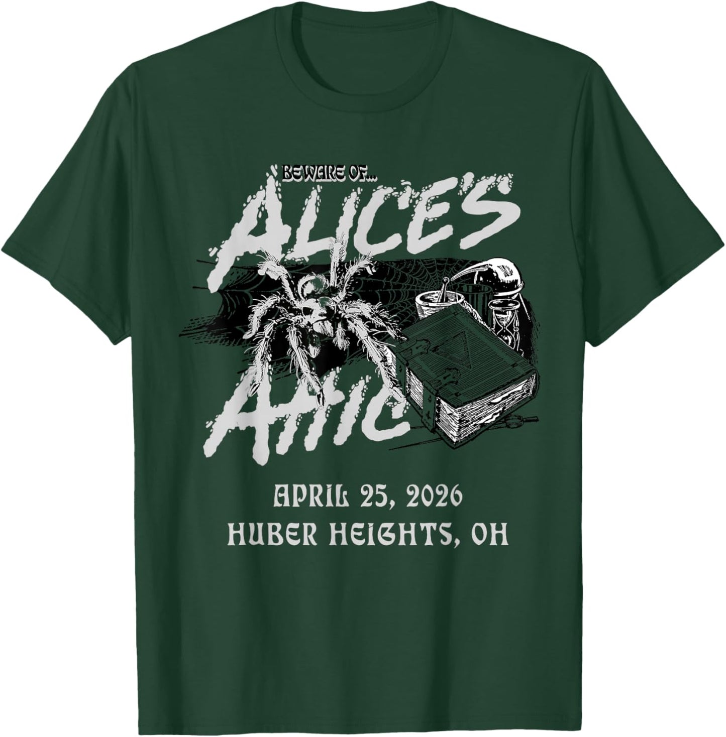 Alice Cooper 2026 Tour Huber Heights T-Shirt - T-Shirt | Forest