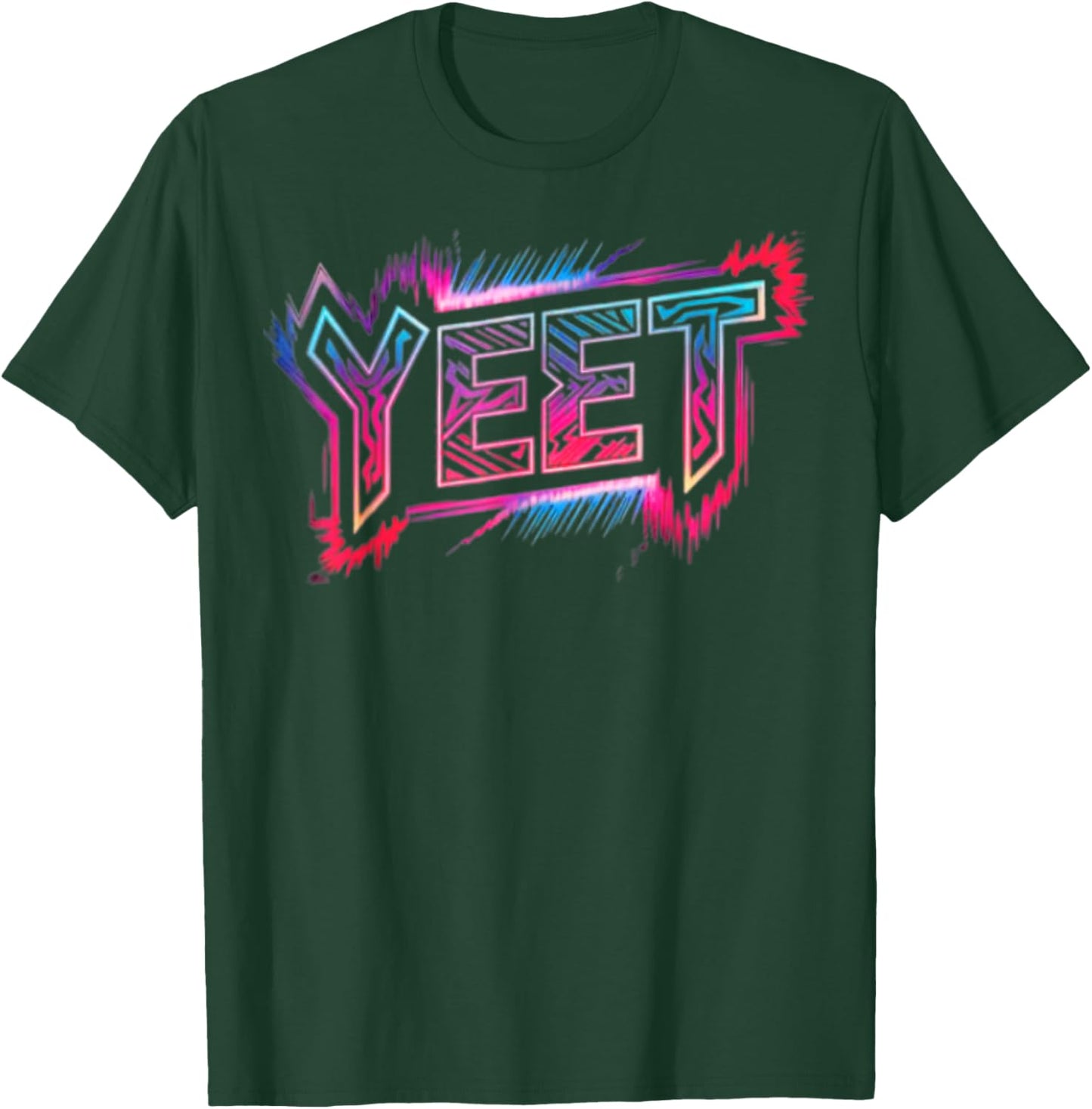 Vintage Yeet Apparel Funny Saying Men Women Kids T-Shirt - T-Shirt | Forest