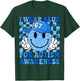 I Wear Blue for Autism Awareness Month Men Women Kids Autism T-Shirt - T-Shirt | Forest