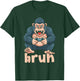 Bruh Video Games Boys Funny Gorilla T-Shirt - T-Shirt | Forest