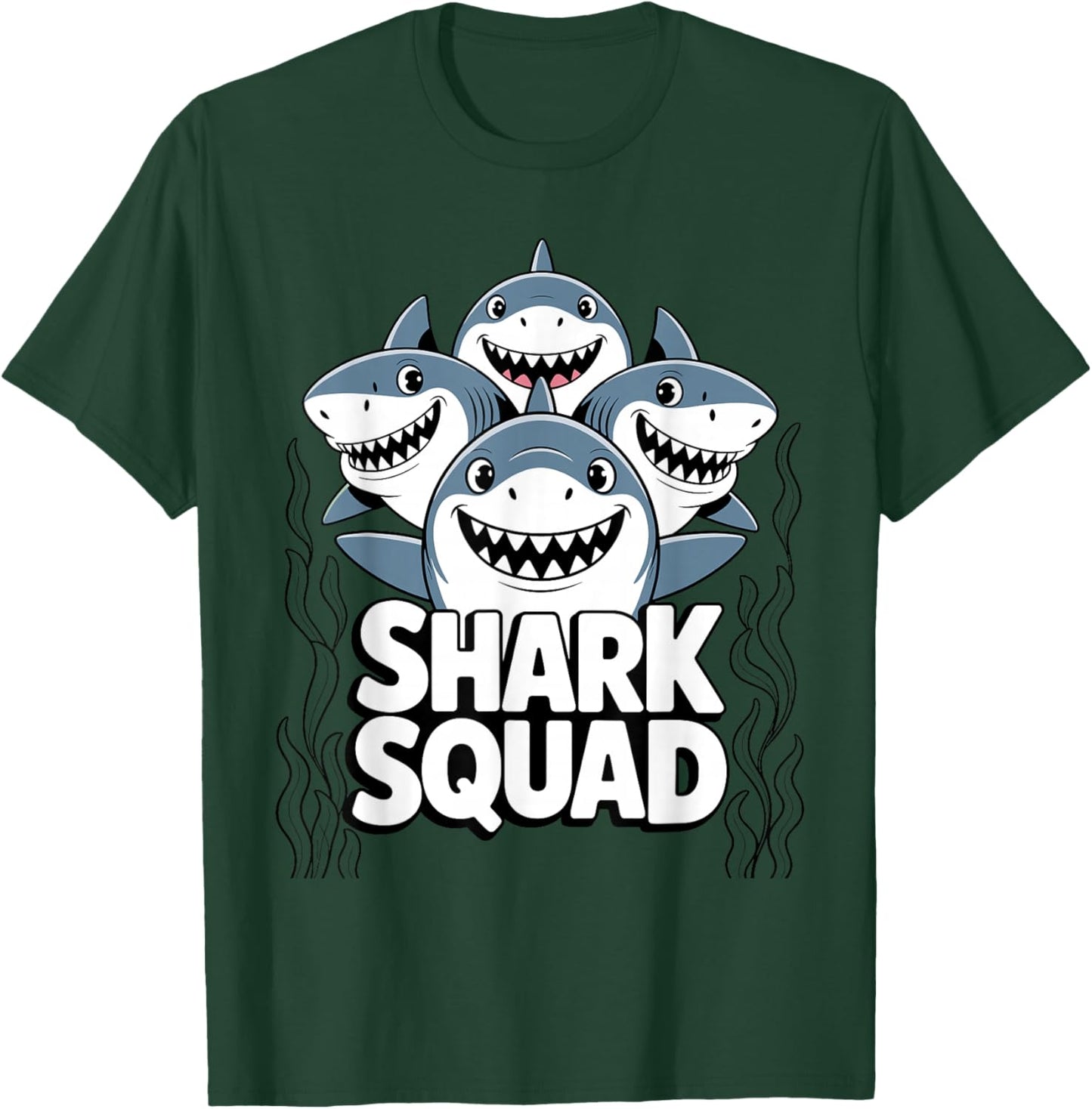 Cool Shark Art Women Great White Hammerhead Shark T-Shirt - T-Shirt | Forest