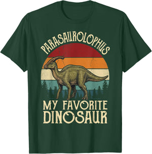 Parasaurolophus My Favorite Dinosaur T-Shirt - T-Shirt | Forest