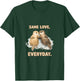 Cute Otter Couple Same Love Everyday Design T-Shirt - T-Shirt | Forest