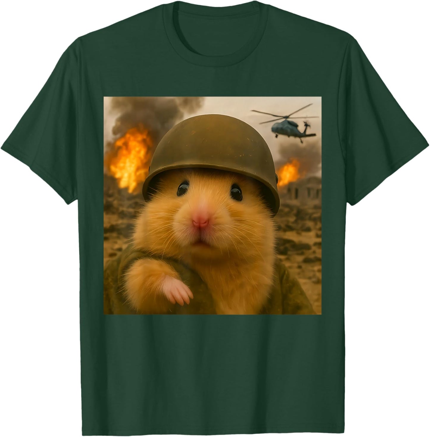 Funny Hamster Cute Meme Graphic T-Shirt - T-Shirt | Forest