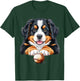 Baseball Dog Men & Women T-Shirt - T-Shirt | Forest
