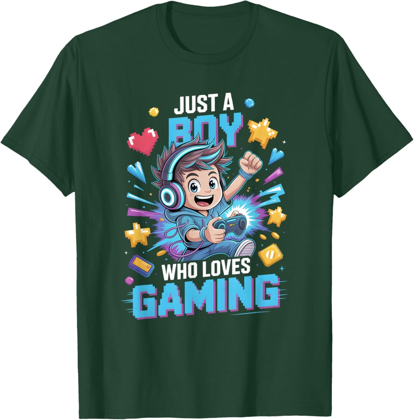 Boys Gaming T-Shirt - T-Shirt | Forest