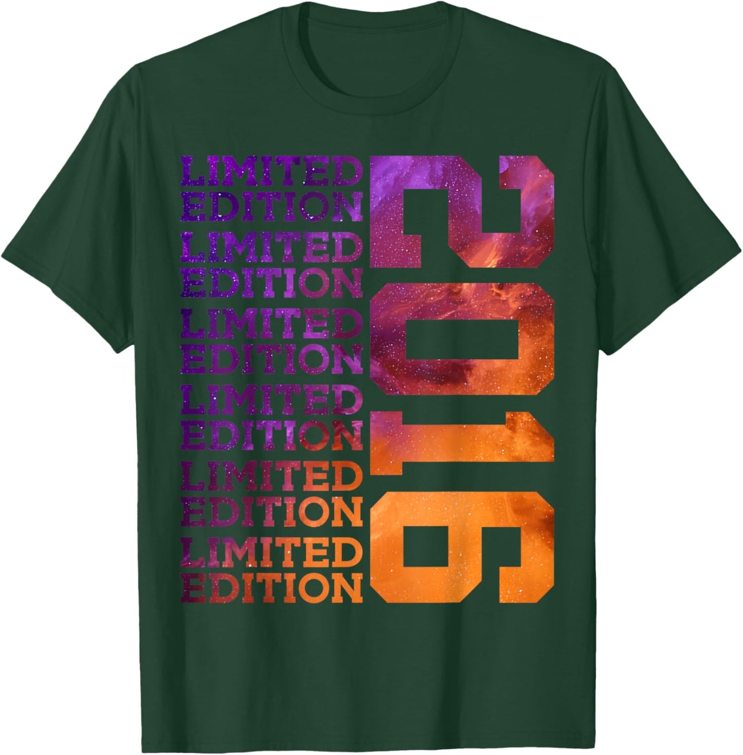 10 Years Limited Edition 2016 10TH Birthday T-Shirt - T-Shirt | Forest
