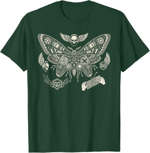 Gamer Enthusiast Cybernetic Controller Computer Gaming T-Shirt - T-Shirt | Forest