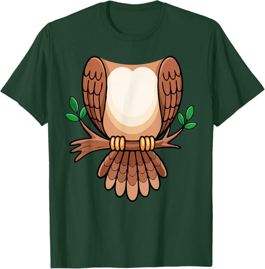 Owl Shirt Adult Men Women Kids Owl Costume T-Shirt - T-Shirt | Forest