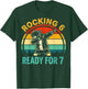 Funny Rocking 6 Ready for 7 Birthday Boy Dabbing Gifts Kids T-Shirt - T-Shirt | Forest