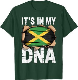 It's in My DNA Jamaican Flag Identity Jamaica T-Shirt - T-Shirt | Forest