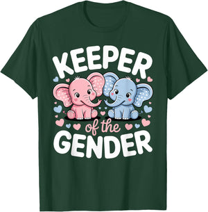 Gender Reveal Art Women Team Pink Team Blue Party T-Shirt - T-Shirt | Forest