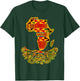Africa Map Traditional Kente Cloth African Roots Cool T-Shirt - T-Shirt | Forest