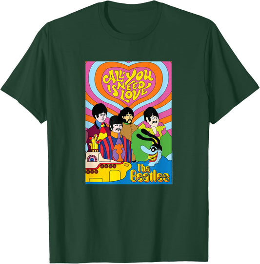 The Beatles - Yellow Submarine - All You Need is Love T-Shirt - T-Shirt | Forest