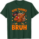 Bruh Thanksgiving Dabbing Turkey Pilgrim Costume Boys Kids T-Shirt - T-Shirt | Forest