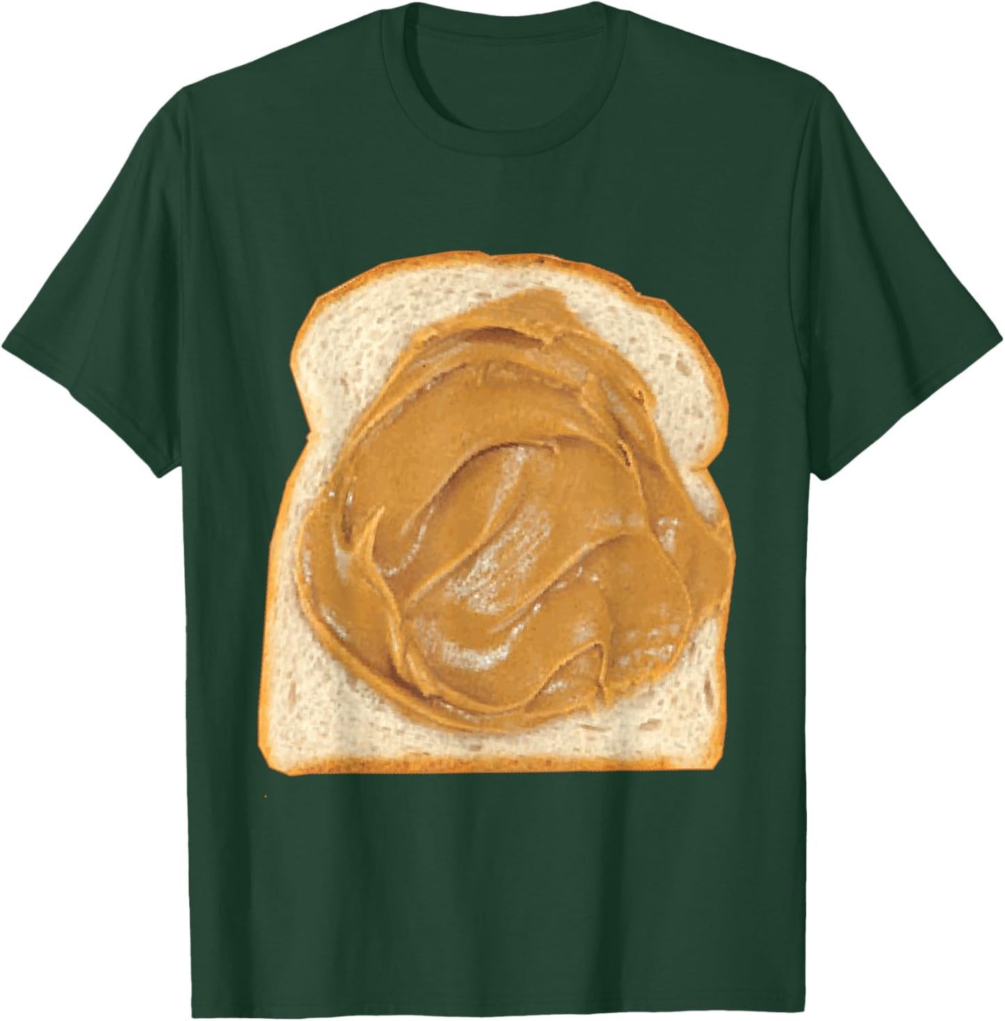 Peanut Butter On Bread Slice Costume Halloween Food Couples T-Shirt - T-Shirt | Forest