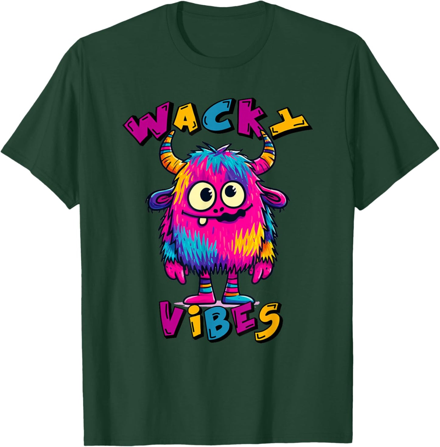 Wacky Vibes Kids & Teachers | Mismatch Day Spirit Week Funny T-Shirt - T-Shirt | Forest