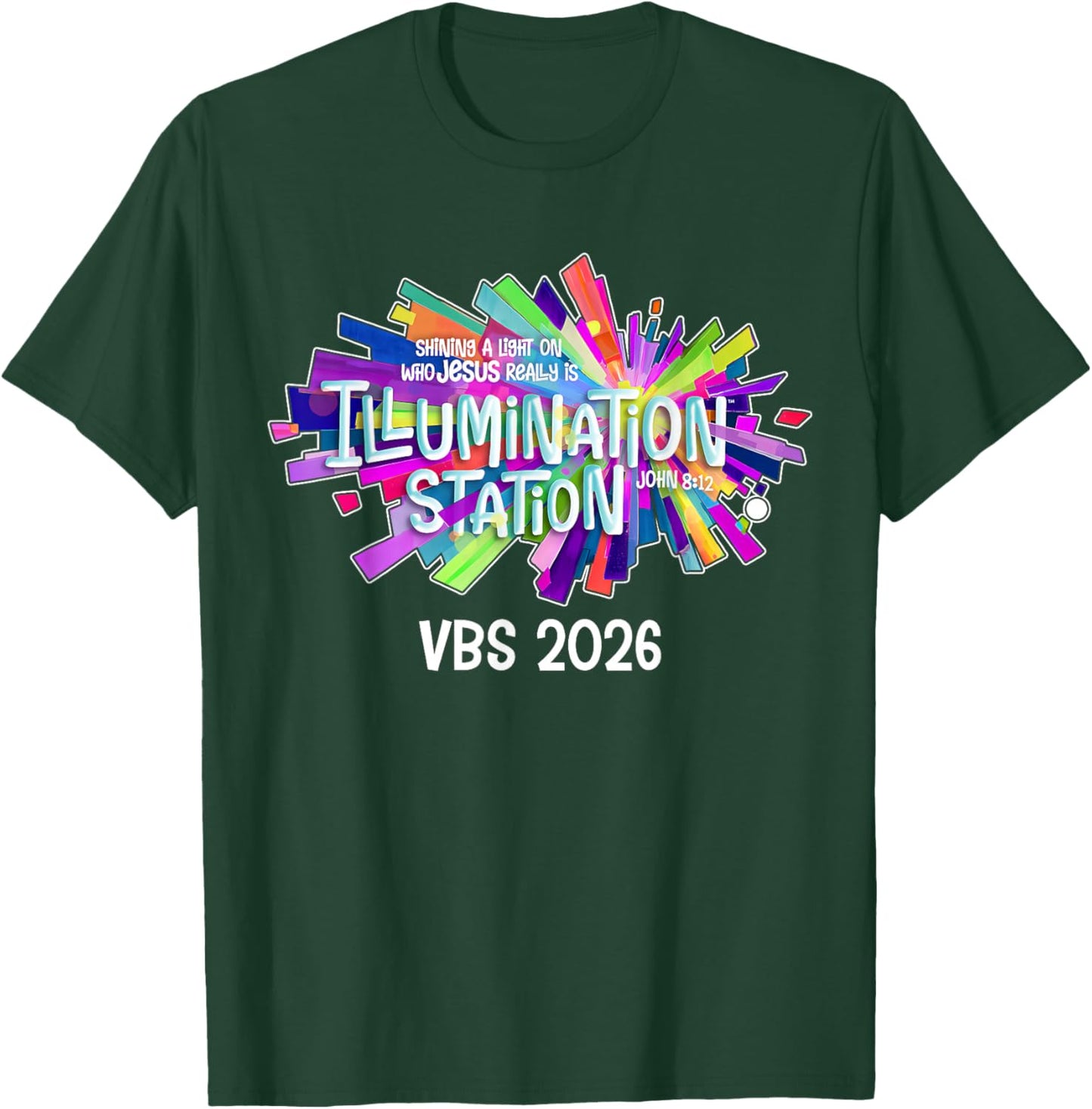Illumination Station Shining A Light On Who Jesus Really is T-Shirt - T-Shirt | Forest