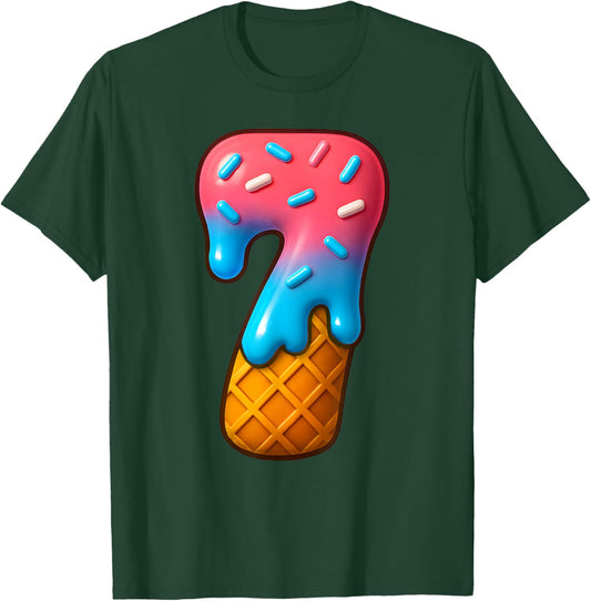 67 Meme Matching Couple Halloween Costume Ice Cream 7 Seven T-Shirt - T-Shirt | Forest