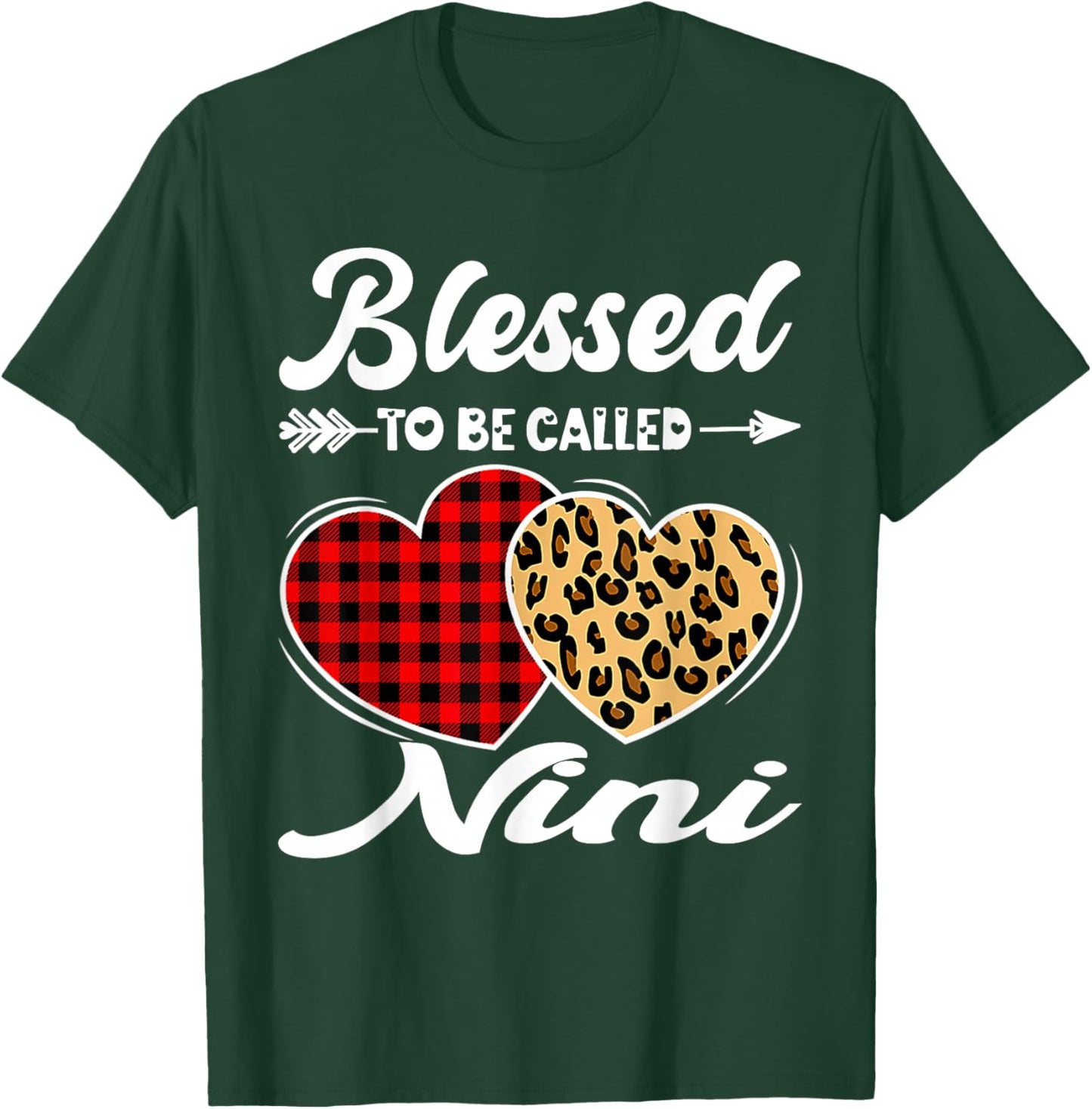 Blessed to Be Called Nini Mother's Day T-Shirt - T-Shirt | Forest