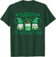 Happy St Patricks Day Gnome Shamrock Irish Lucky Green Fun T-Shirt - T-Shirt | Forest