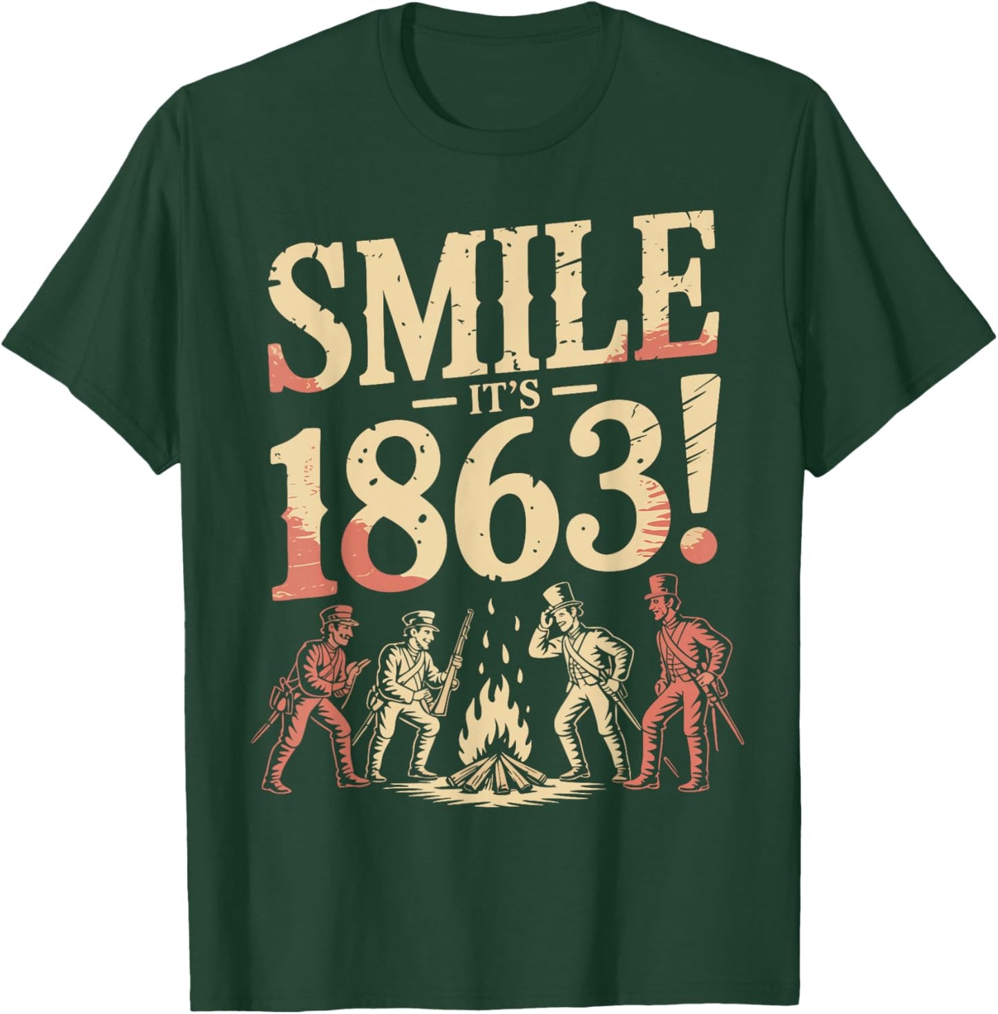 Civil War Reenactor Funny Reenactment T-Shirt - T-Shirt | Forest