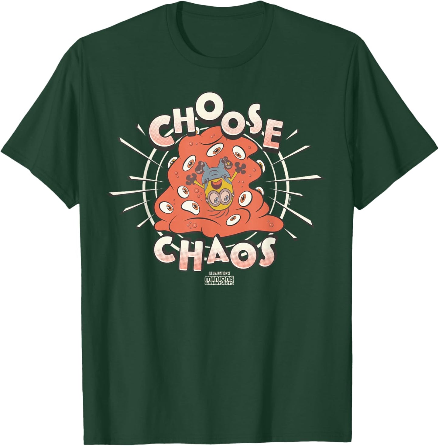 Minions & Monsters Choose Chaos T-Shirt - T-Shirt | Forest