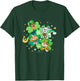 Kids PAW Patrol St. Patrick's Day Lucky Pups Four-Leaf Clover T-Shirt - T-Shirt | Forest