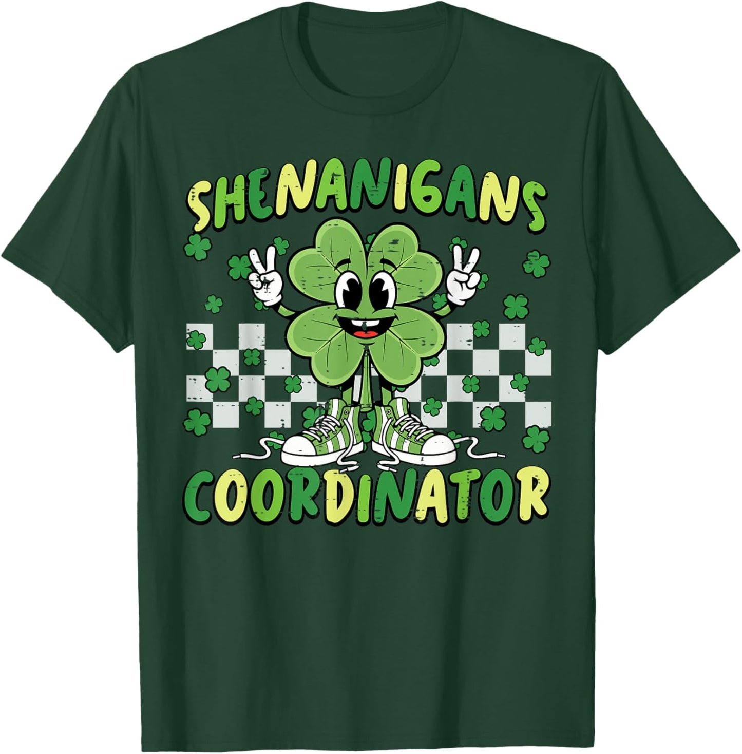 St Patricks Day Shenanigans Coordinator Saint Pattys Women T-Shirt - T-Shirt | Forest