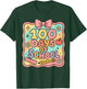 100 Days of School Preppy 100th Day of School Teacher Kids T-Shirt - T-Shirt | Forest