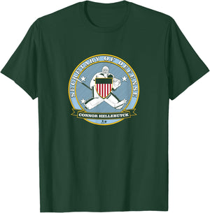 Connor Hellebuyck - Secretary of Defense - Pro Hockey T-Shirt - T-Shirt | Forest
