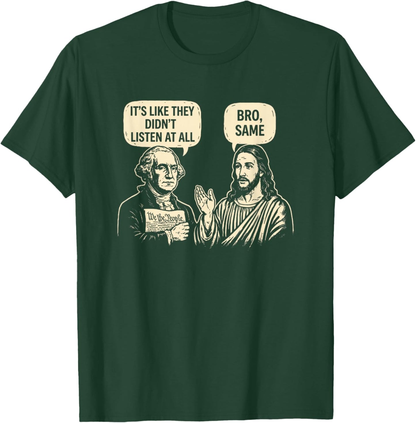 It's Like They Didn't Listen at All Bro Same Funny Meme Joke T-Shirt - T-Shirt | Forest