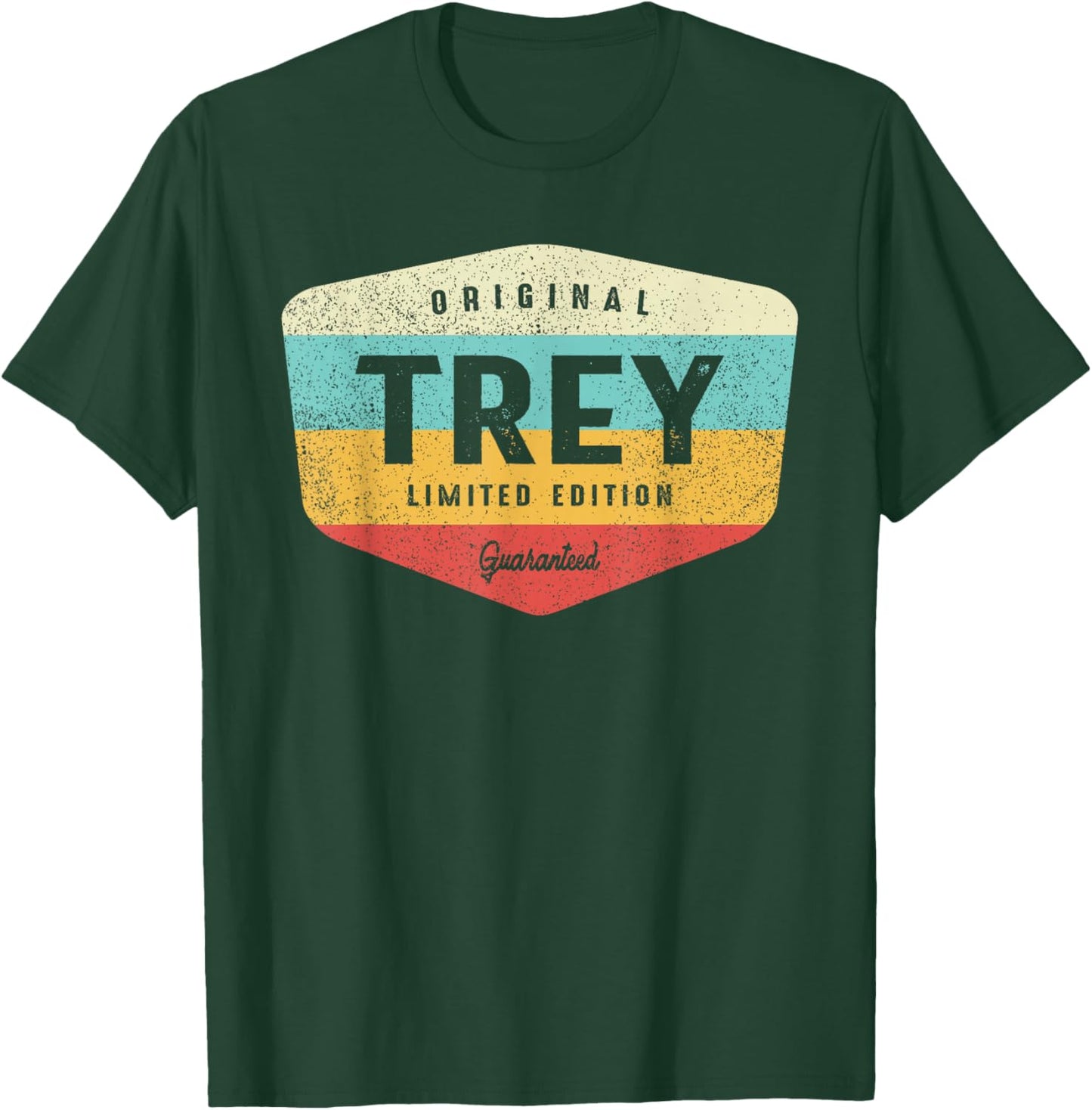 Trey Personalized Name - Trey T-Shirt - T-Shirt | Forest