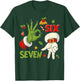 HUGvyn Funny Six Seven Meme Christmas Santa Saying 6 7 Xmas T-Shirt - T-Shirt | Forest