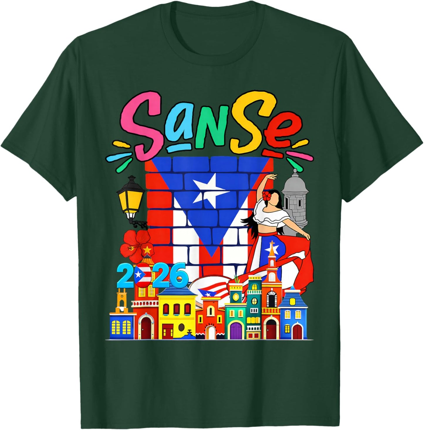 Balcones De Cora Sanse 2026 Juan San Festival San Sebastian T-Shirt - T-Shirt | Forest