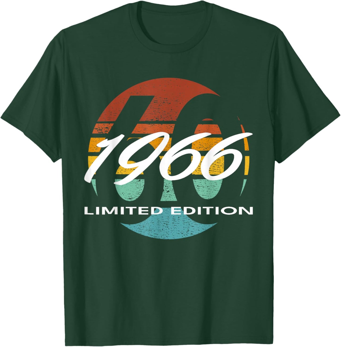 60th Birthday Man Woman 60 Years 1966 Funny Gift T-Shirt - T-Shirt | Forest
