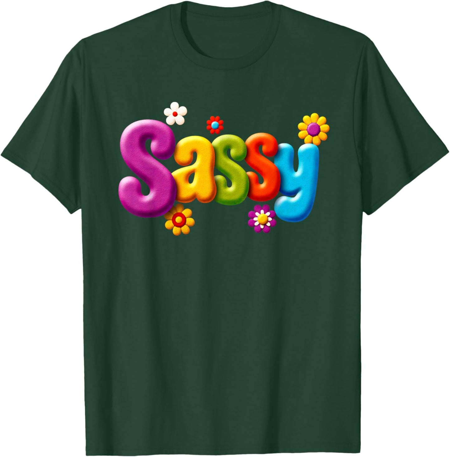 Sweet Sassy for Girls – Cute Colorful T-Shirt - T-Shirt | Forest