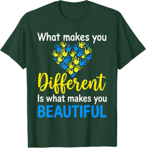 Down Syndrome Awareness Support World Down Syndrome Day T21 T-Shirt - T-Shirt | Forest