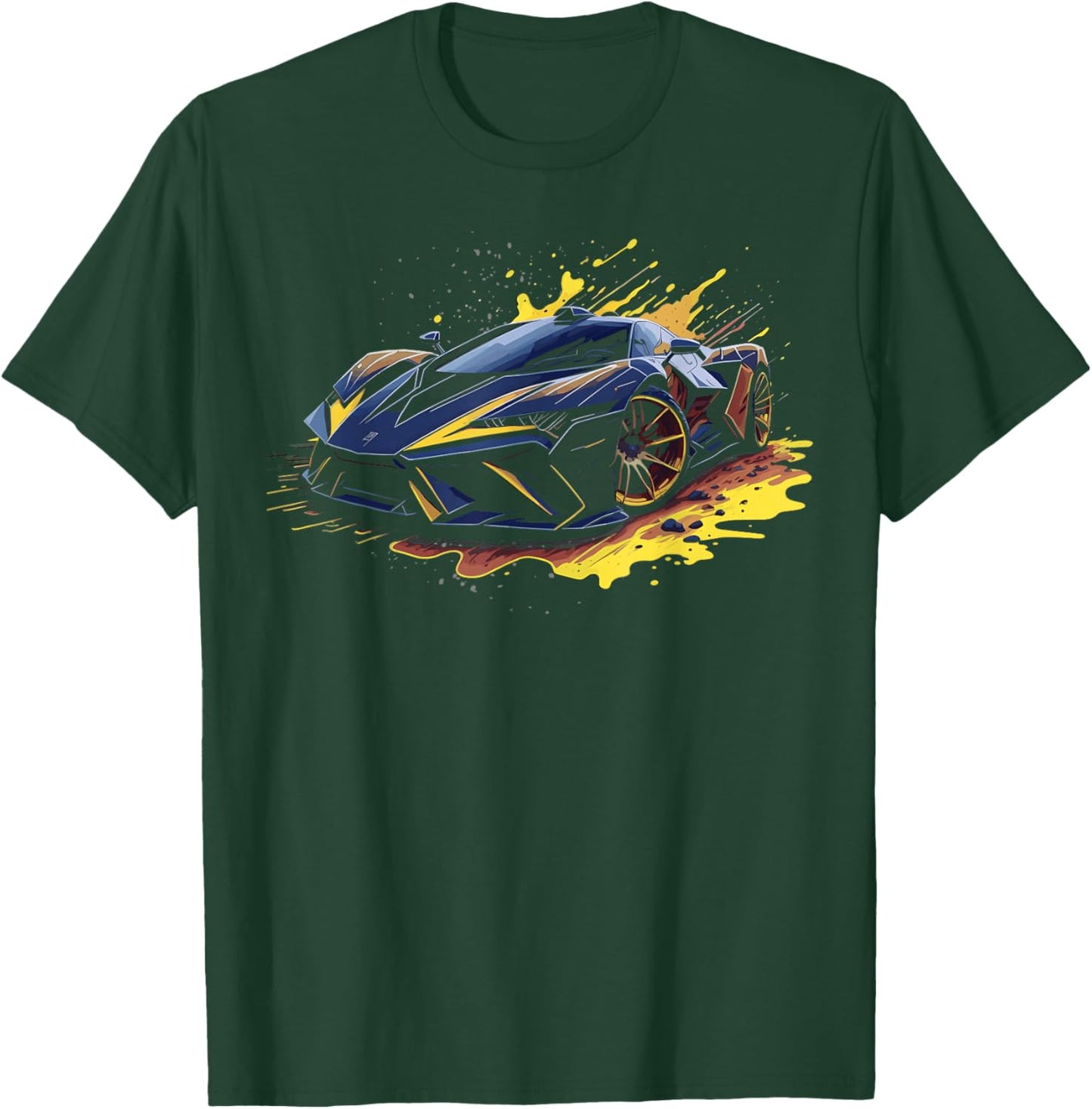 Sports Car Supercar T-Shirt - T-Shirt | Forest