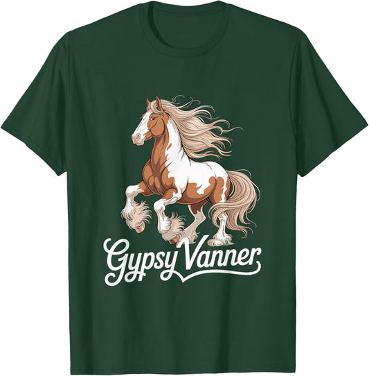 Gypsy Vanner Horse Majestic Gypsy Vanner T-Shirt - T-Shirt | Forest