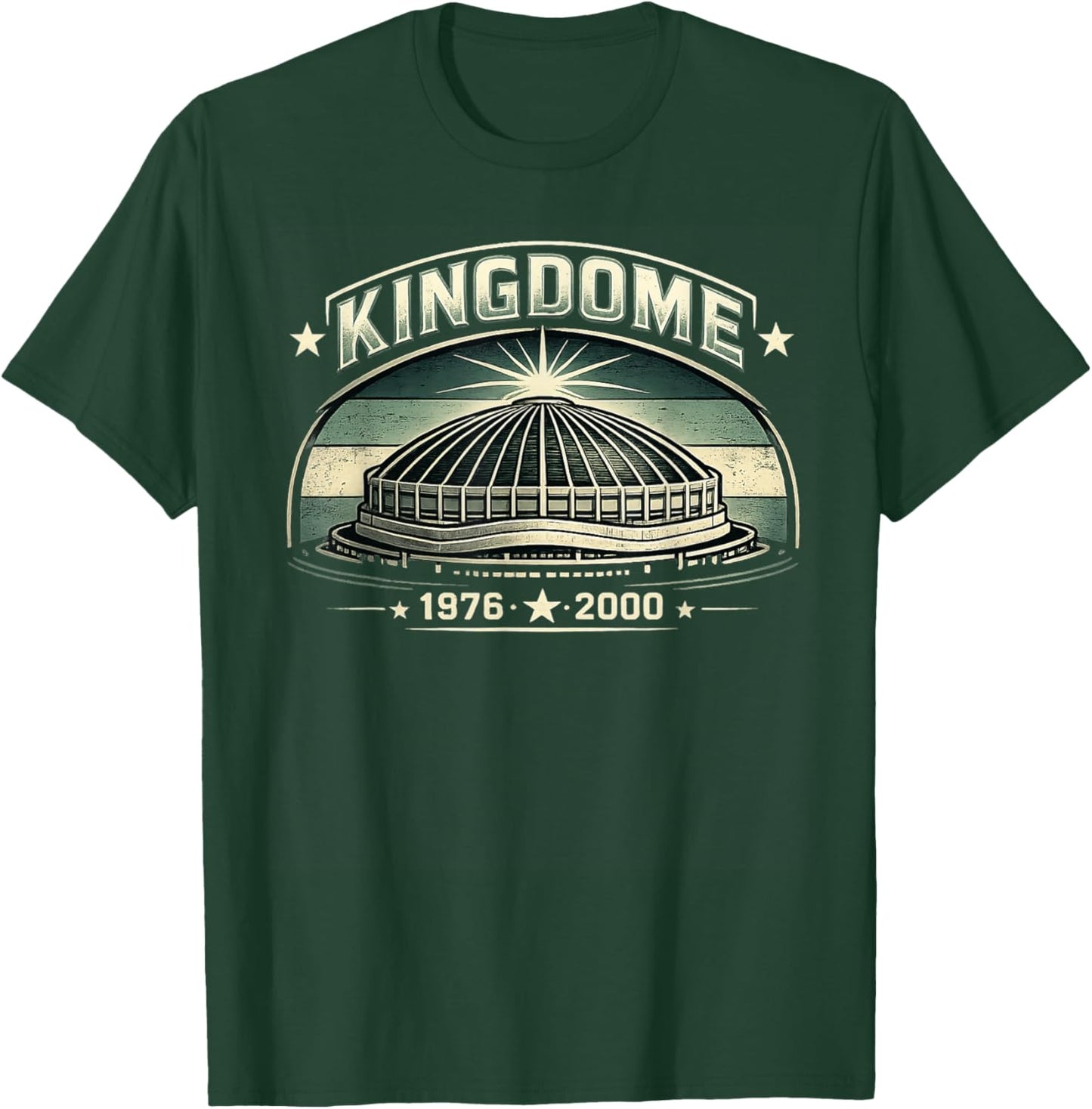Kingdom Seattle 1976–2000 Retro Illustration T-Shirt - T-Shirt | Forest