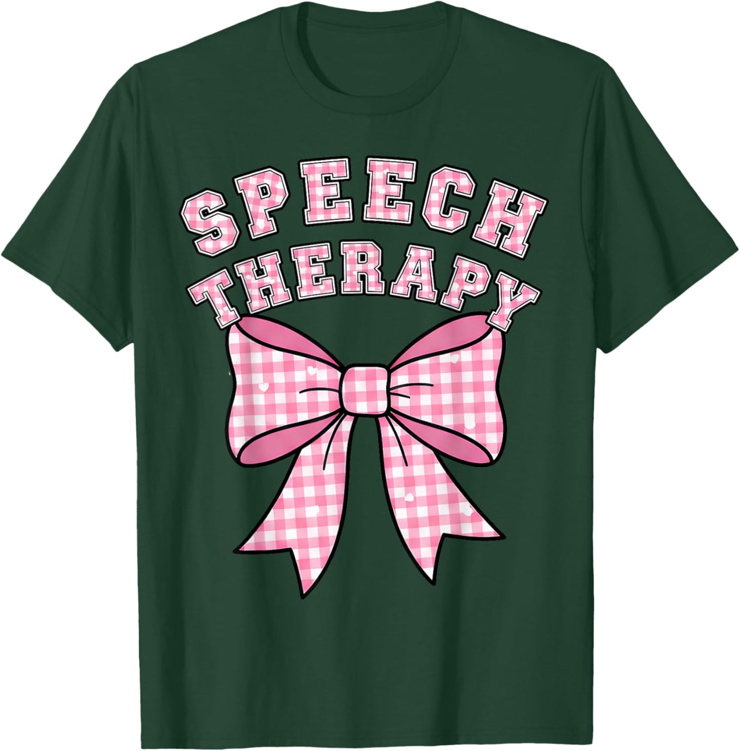 SLP Valentine's Day Speech Language Pathologist Student T-Shirt - T-Shirt | Forest