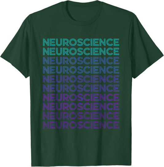 Neuroscience Neurology Retro Neurologist T-Shirt - T-Shirt | Forest