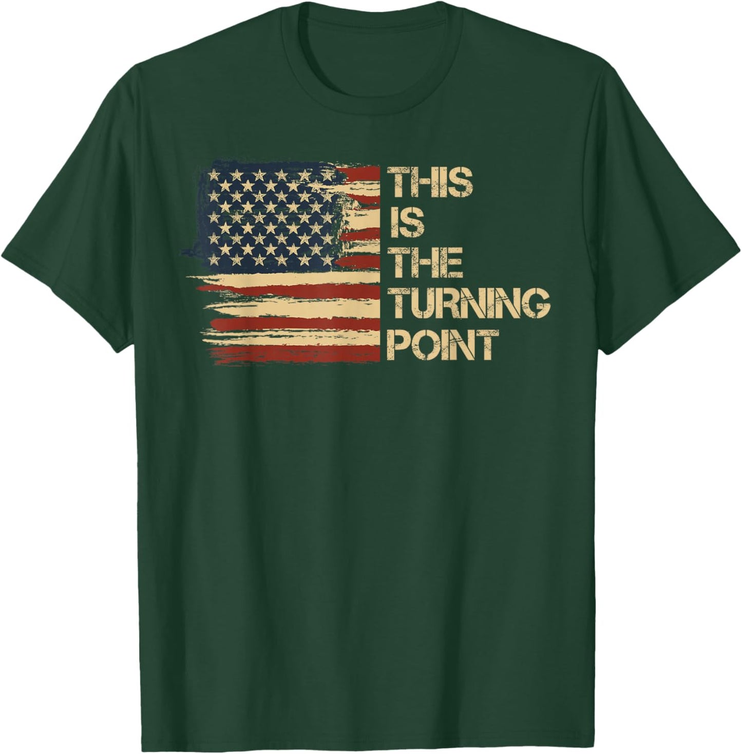 This is The Turning Point USA Flag Women Young T-Shirt - T-Shirt | Forest