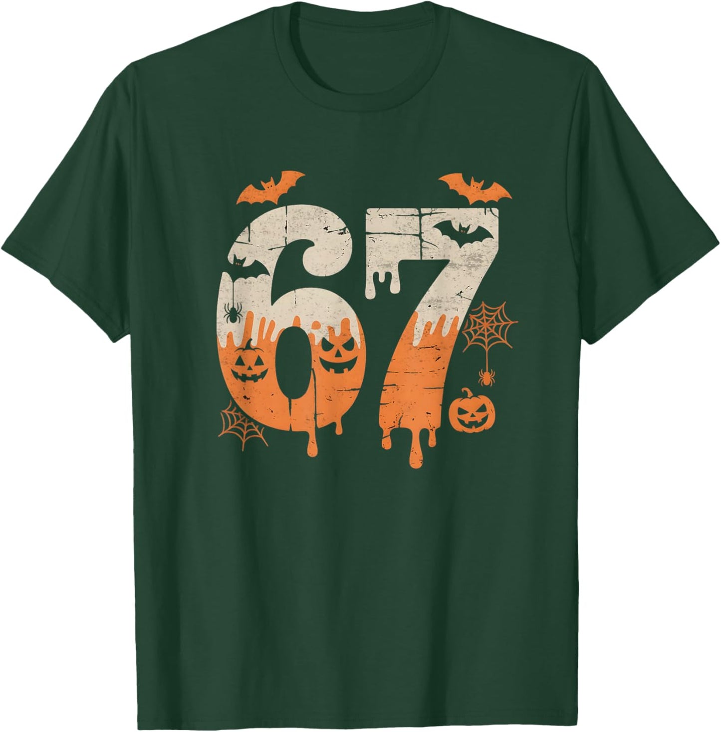 67 Six Seven Meme Halloween T-Shirt - T-Shirt | Forest