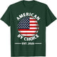 US Citizenship American by Choice Est 2026 USA Flag T-Shirt - T-Shirt | Forest