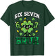Six Seven Bruh Clover 6 7 St Patricks Day 67 Boys Kids Youth T-Shirt - T-Shirt | Forest