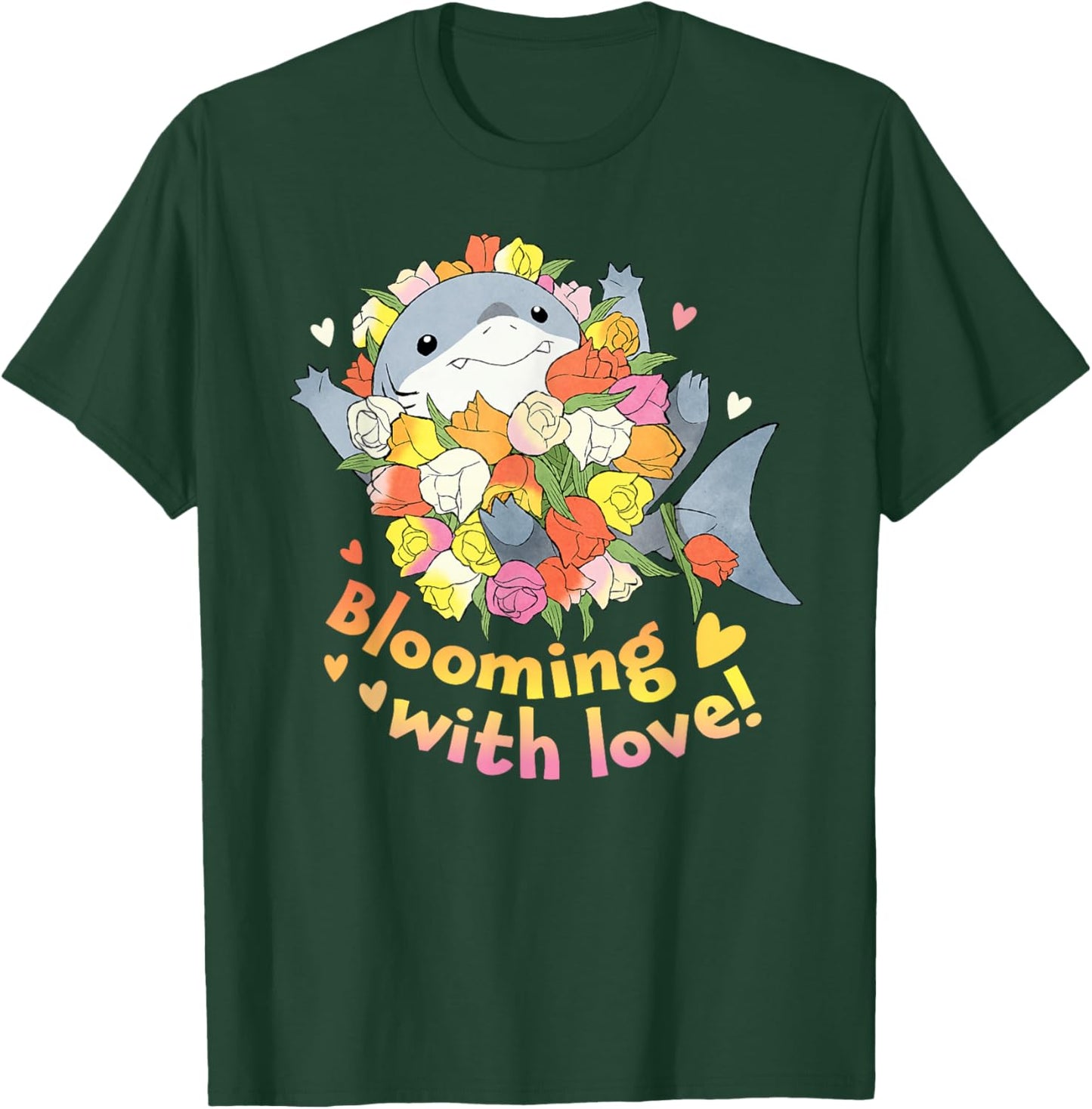 Marvel Jeff The Land Shark Blooming with Love Valentine's T-Shirt - T-Shirt | Forest