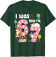 I was 6 Now I'm 7 Kids 7th Cat Birthday Girl Cute Cat Kitten T-Shirt - T-Shirt | Forest